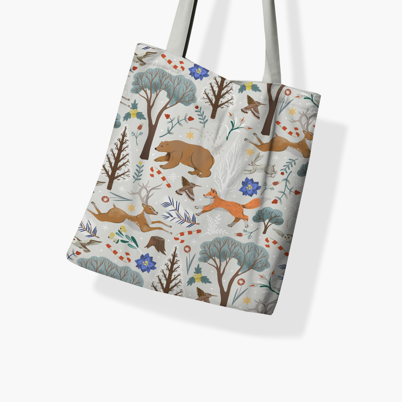 Animal Mingle Tote Bag