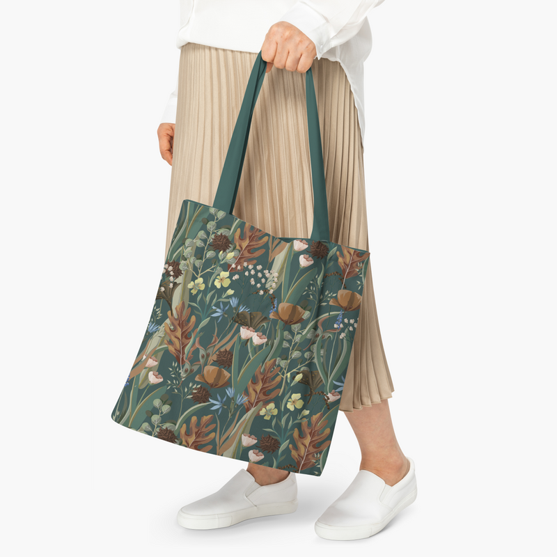 Floral Symphony Tote Bag
